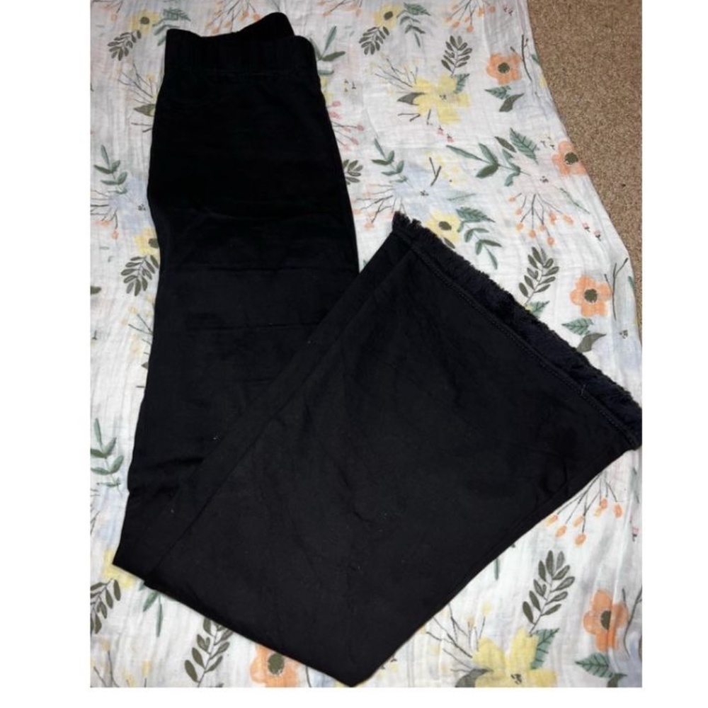 Umgee Black High Waisted Flare pants Size M